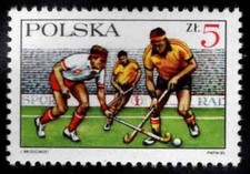 Poland 1985 MNH, Polish Field Hockey, 60th Anniv., Sports [B31]