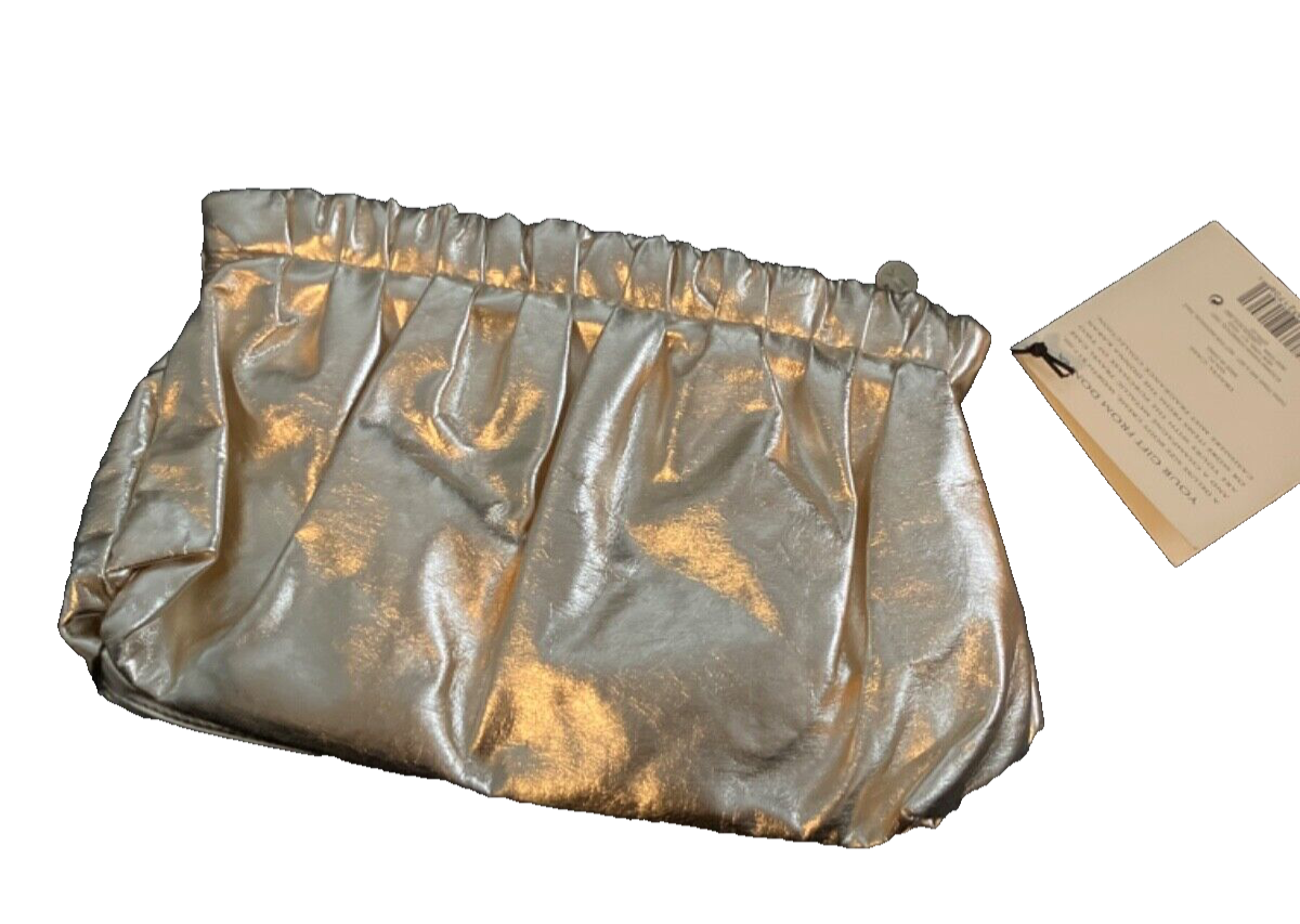Donna Karan Holiday Gold Travel Cosmetic bag/evening clutch eBay