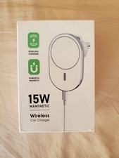 Magnetic Wireless Car Charger Support 15W Fast Charging - BRAND NEW IN BOX