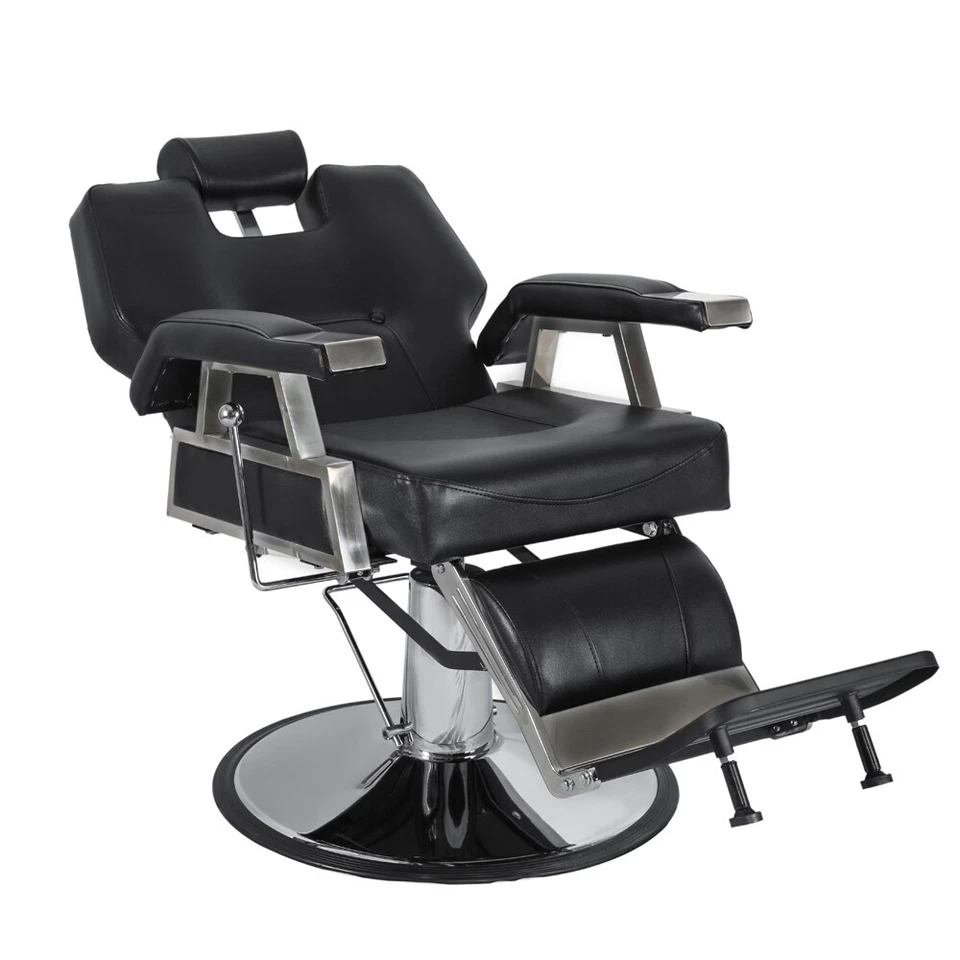 Liegestuhl Friseur Schwerlast Hydraulikpumpe 360° drehbar Friseur Salon Stuhl - Bild 2 von 4