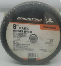Powercare Universal Plastic Wheel for Lawn Mowers Replacement 8 in. x 1.75 in. 