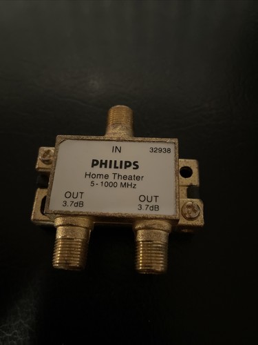 Genuine High Quality Philips 2-WAY COAX CABLE SPLITTERS 5-1000MHZ, Only ...