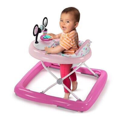 Andador Bebé Actividad Empuje Ajustable 6 a 12 Meses Niña Rosa Barato