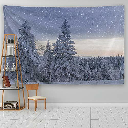 Ortigia Christmas Tapestry Wall Hanging Winter 80 W X 60 L Winter At Dusk