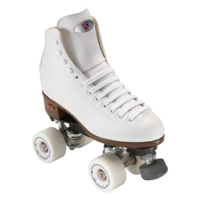 Riedell 111 Angel Skate White W Riva Wheels - NEW FREE POST