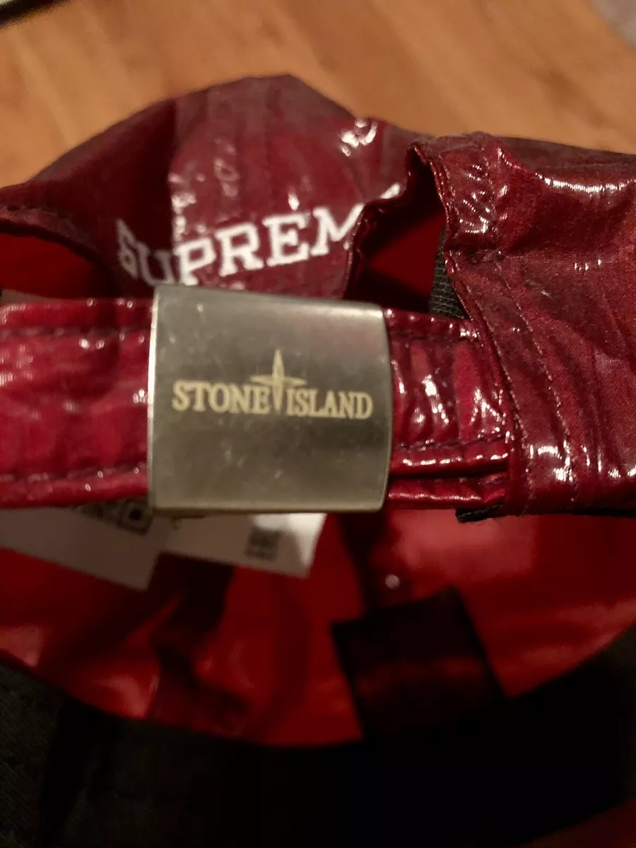 Supreme Stone Island Silk Light 6-Panel hat