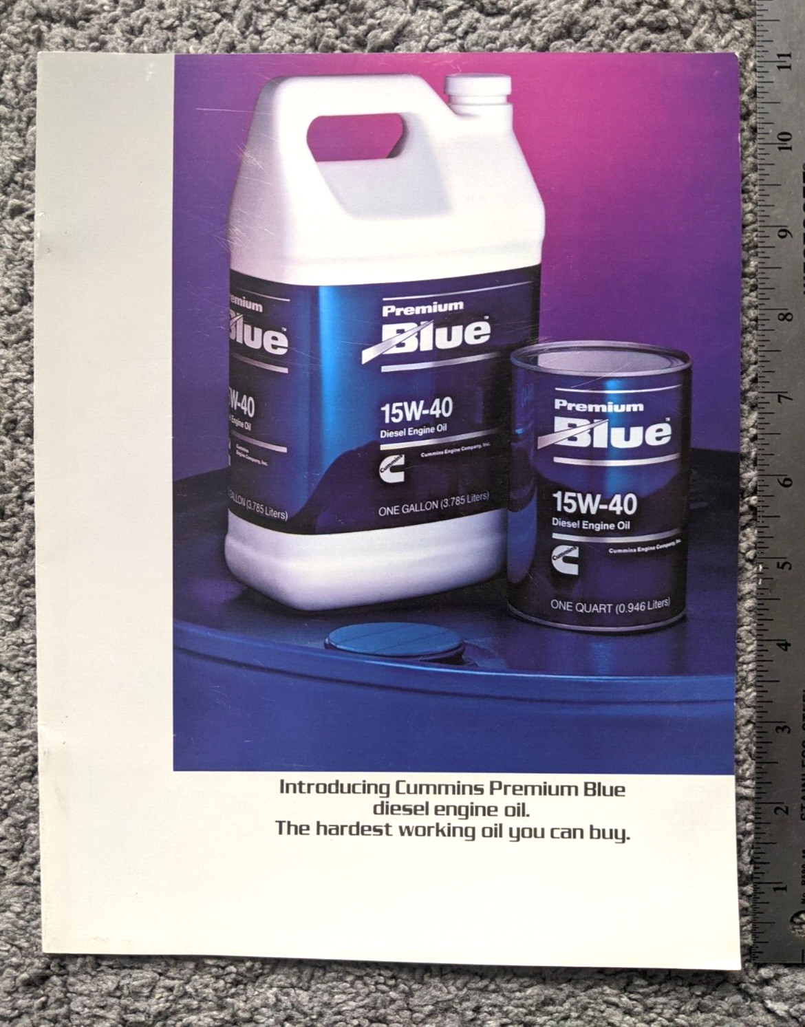 Premium Blue 15w-40 Truck Sales Brochure Diesel