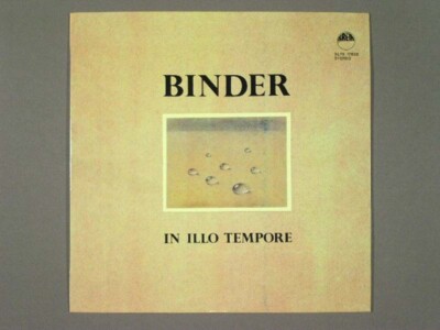 BINDER - IN ILLO TEMPORE (1978) Avant-garde Jazz Brand X vein LP M- × LISTEN ×