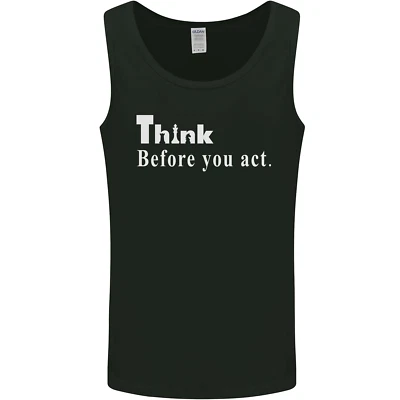 Schach Think Vor You Handeln Herren Tanktop - Bild 1 von 4