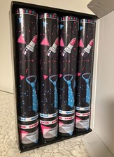 Gender Reveal Confetti Powder Cannons - Set of 4 Reveals Pink or Blue New