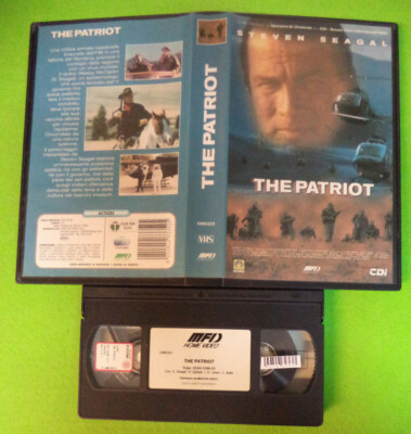 VHS film THE PATRIOT Steven Seagal Dean Semler MEDUSA C083352 (F231*) no dvd