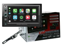 Power Acoustik CP-650 Multimedia 2-Din Headunit +Wide Angle Back Camera XV95BK