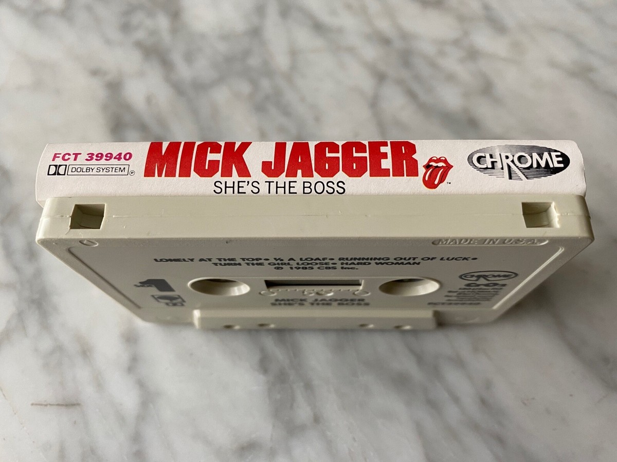 Mick Jagger She's The Boss CASSETTE Tape 1985 Chrome FCT 39940