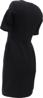 Petite ES Ponte Sheath Dress 4P Black 