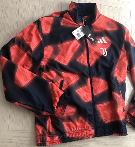 adidas Juventus 2024 - 25 Reversible Anthem Jacket - Nigh Indigo/Flash Orange - Picture 4 of 8