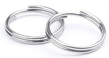 200 Pcs Stainless Steel 10 Mm Double Loops round Split Jump Rings for Connecting