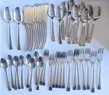 52 Ps JA Henckels 18/10 Stainless Steel Flatware Silverware Dinnerware Set Lot