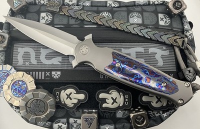 Sharp By Design Custom Arch Nemesis Titanium Zircuti Satin M390 Dual Edge