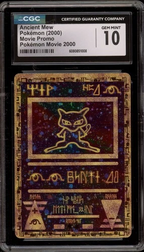 Pokemon Ancient Mew Movie 2000 Promo CGC 10 Gem Mint