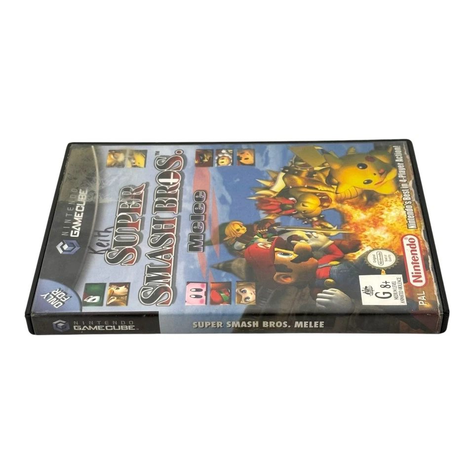Super Smash Bros Melee Nintendo GameCube Game Aus PAL Tested & Working - Image 3 of 4
