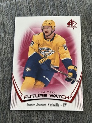 2021-22 SP Authentic Limited Future Watch Red Rookie #198 - TANNER JEANNOT