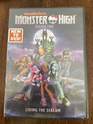 New! Monster High Season 2 Two (DVD) Sealed Nickelodeon Living The Scream