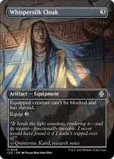 Whispersilk Cloak (Borderless) [The Lost Caverns of Ixalan Commander] Lightly P