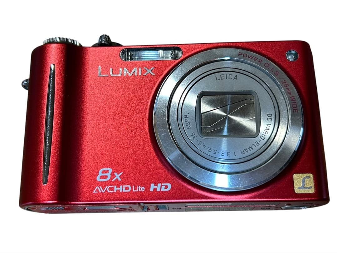 LUMIX DMC-ZX3 Red Digital Camera 8x Zoom Tested Panasonic Model | eBay