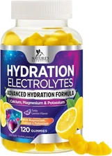 Hydration Electrolyte Gummies, Daily Liquid Replenisher Gummy, Vegan Electrolyte