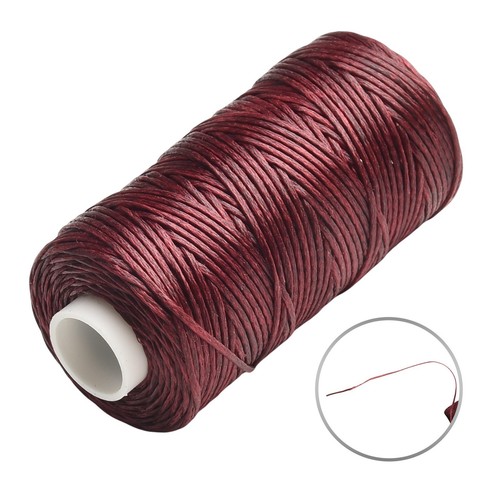Professional Grade Waxed Thread for Leather Crafts Hand Stitching Line - Picture 3 of 36