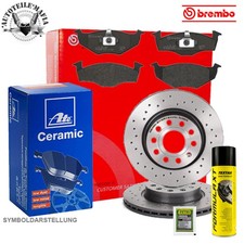 Brembo Bremsensatz + Reiniger gelocht Ceramic VORN Ø 300mm Ford C-Max Focus Kuga