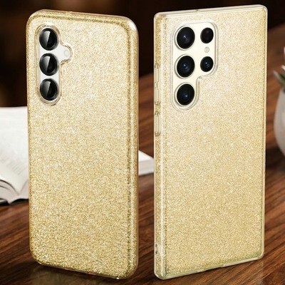 Handy Hülle Case für Samsung Galaxy S26 Ultra Plus Glitzer Design Cover TPU