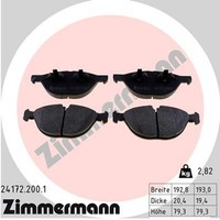 Bremsbelagsatz Scheibenbremse Zimmermann 24172.200.1 FüR X6 E72 X5 F85 F16 F86