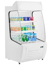 VEVOR Open Air Merchandiser 2-Tier Display Cooler with Air Curtain 12.7cu.ft.