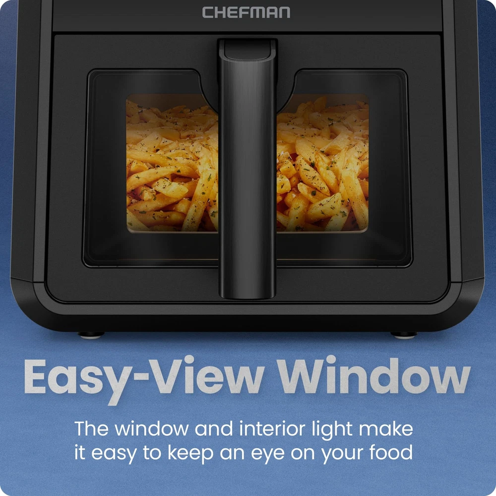 TurboFry 7-Qt Air Fryer with 6-in-1 Functions for Crispy 450°F Cooking