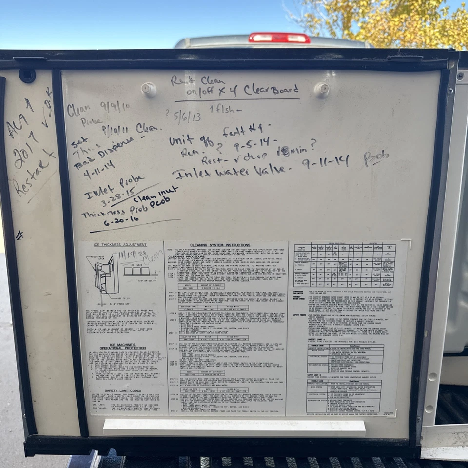 MÁQUINA DE HIELO MANITOWOC SYO325W MÁQUINA DE HIELO COMERCIAL MONTAJE SUPERIOR ENVÍO GRATUITO Foto 4 de 4