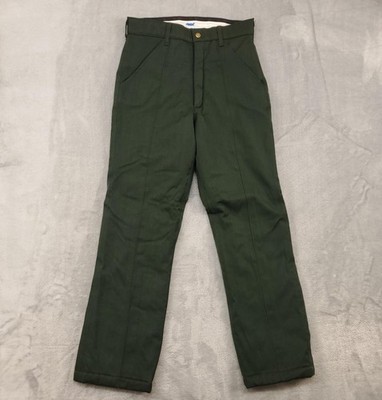Vintage Cabela's Pants Mens 30x30 Green Insulated Waterproof Gore-Tex Made USA