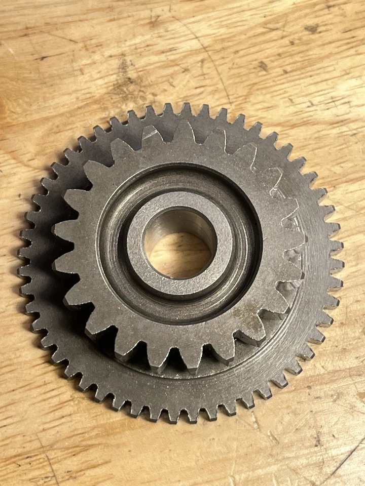 Suzuki GS550 GS550L GS550E 1977-1983 arranque engranaje ralentí con pasador y arandelas OEM✅ Foto 4 de 4