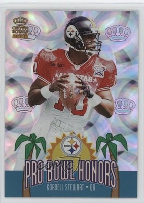 2002 Pacific Crown Royale Pro Bowl Honors Kordell Stewart #16 1h0p