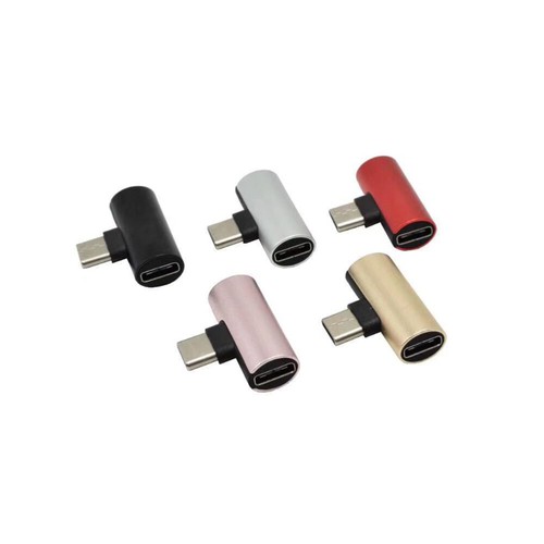 2pc 3,5 mm zum -C-Ohrhöreradaptertyp C 2 in 1 Audio-Stereo-Kopfhörerwandler - Afbeelding 3 van 11