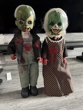 Living Dead Dolls American Gothic Set Bloody Version No Box