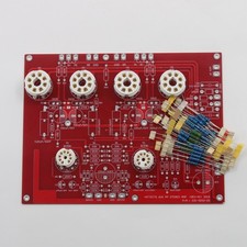 Kit Scheda Amplificatore 6V6 Stereo Push-Pull HiFi Tube Audio Power Amp Board Rosso Ver