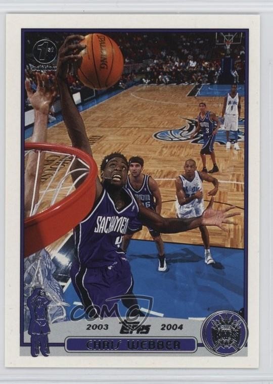 2003-04 Topps 1st Edition Chris Webber #4 HOF 0q0