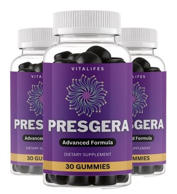 (3 Pack) Presgera  Gummies Men Performance Enhancement Formula 30ct