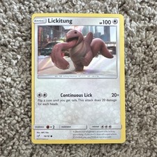 Pokémon Lickitung 16/18 Detective Pikachu Basic 100 HP Regular Common Continuou…