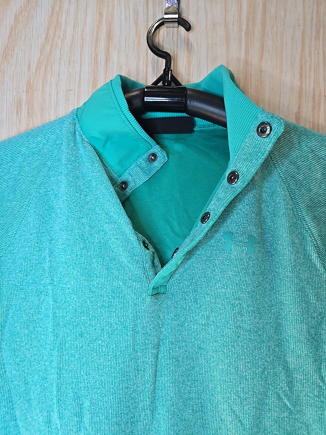 New Under Armor COLD GEAR YXL Top Long Sleeve Shirt Youth XL TEAL GREEN image 10