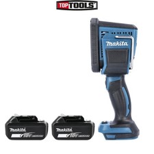 Makita DML812 14.4V/18V 1250 Lumen Cordless Flashlight With 2 x 5Ah Batteries