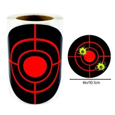 Splatter Shooting Target Stickers, 4 inch, Qty 25 - 200, Reactive Splash Targets