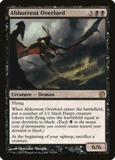 Abhorrent Overlord #75 - Theros Rare Sinlge Magic: The Gathering