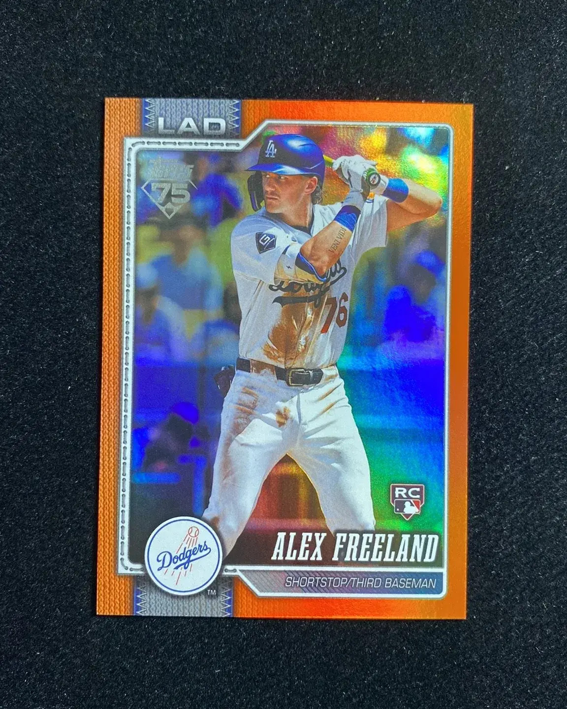 2026 Topps Series 1 Orange Rainbow Foil #74 Alex Freeland RC Rookie 24/25 QI95